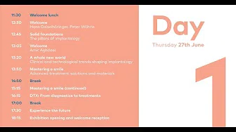 Nobel Biocare Global Symposium. Highlight diario - Día 1