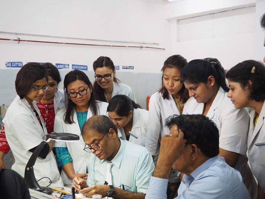 At a training event in Lucknow in 2017