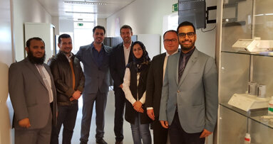 VIP visitors from Saudi Arabia at EMS headquarters in Switzerland
