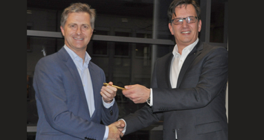 Stabübergabe in Rheine - Mathias Hochschule wird praxisHochschule