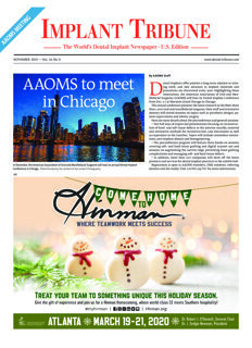 Implant Tribune U.S. No. 5, 2019