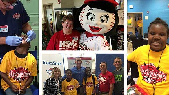 Henry Schein Dental participates in TeamSmile event during All Star Weekend