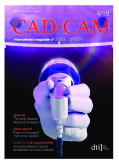 CAD/CAM international No. 4, 2018 CAD/CAM international No. 4, 2018