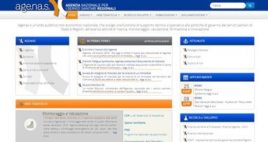 Nuovo sito Agenas per promuovere efficienza e qualità  nella riorganizzazione dei servizi sanitari