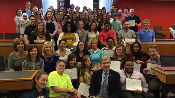 Students receive certificates in LGBT health and wellness competency