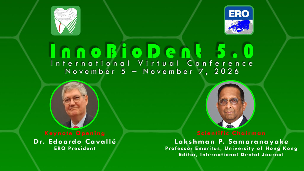 InnoBioDent 5.0 — Viitorul stomatologiei biologice prinde contur 5–7 noiembrie 2026 | Conferință virtuală internațională