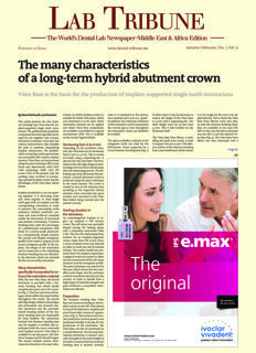 Lab Tribune Middle East & Africa No. 1, 2019