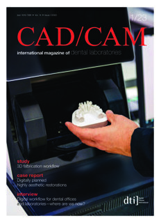CAD/CAM international No. 1, 2023 CAD/CAM international No. 1, 2023