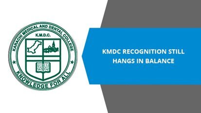 KMDC Recognition still hangs in balance
