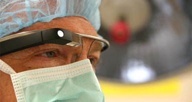 Mit Google Glass an das Skalpell