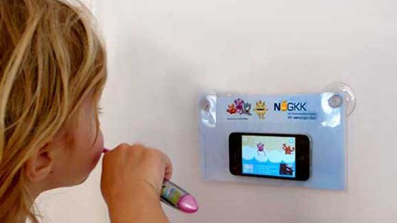 Mit Zahnputz-App gegen Karies