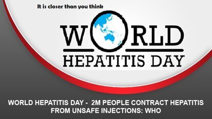 World Hepatitis Day – 2m people contract hepatitis from unsafe injections: WHO