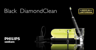 Sonicare DiamondClean Black – rewolucyjna szczoteczka soniczna w czarnym, eleganckim wydaniu!