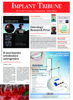 Implant Tribune Italy No. 2, 2013