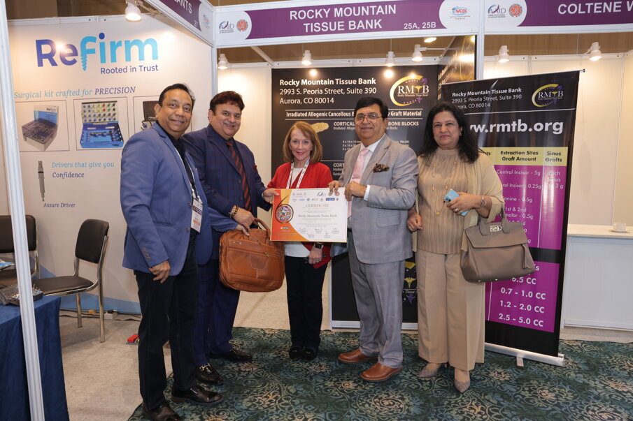 Appreciation of members of trade and exhibition Rocky Mountain Tissue Bank (USA)