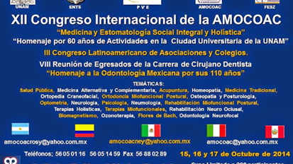 XII Congreso Internacional de Ortopedia Craneofacial y Ortodoncia