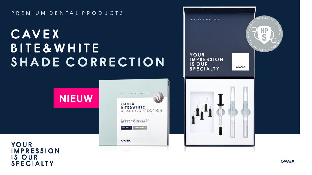 Nieuw! Cavex Bite&White Shade Correction