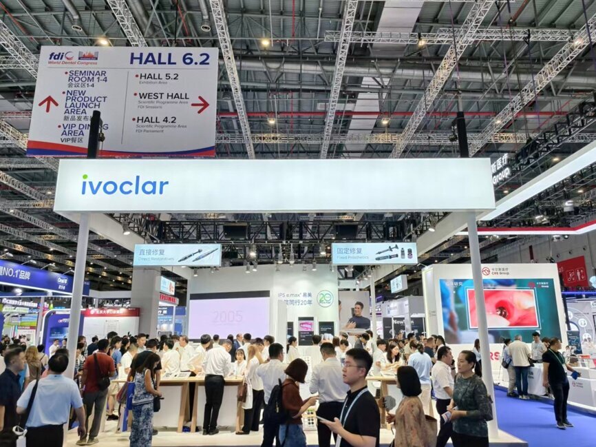 Ivoclar booth.