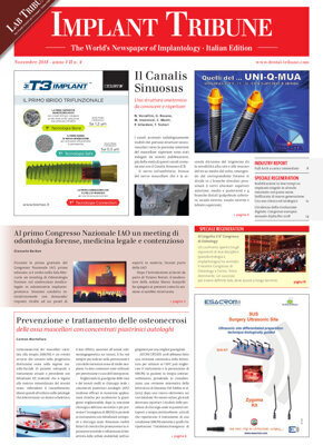 Implant Tribune Italy No. 4, 2018 Implant Tribune Italy No. 4, 2018