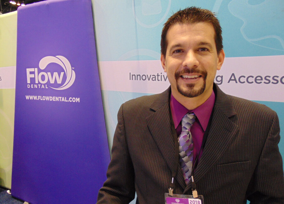 Brad Baker of Flow Dental Corp.  (Photo: Fred Michmershuizen/Dental Tribune America)