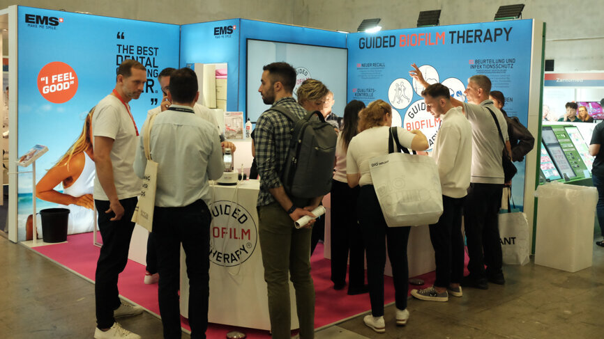 Attendees can learn more about EMS’ Guided Biofilm Therpay at Booth #C09.