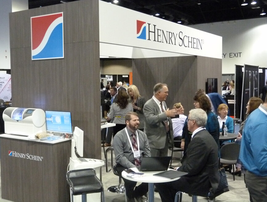 Henry Schein unveiled a new booth design at this year’s Rocky Mountain Dental Convention. (Photo: Robert Selleck/Dental Tribune America)