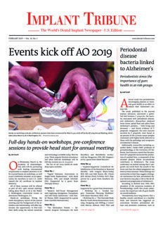 Implant Tribune U.S. No. 1, 2019