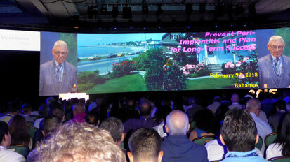 The long experience of Myron Nevins led him to present a seemingly simple concept: prevention of peri-implantitis leads to success.
