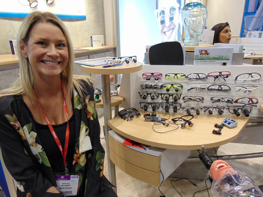 Julie Harder of Designs for Vision. (Photo: Fred Michmershuizen/Dental Tribune America)