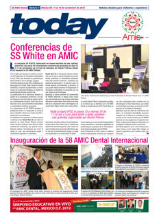 today AMIC Dental Mexico City Nov. 2012, issue 2 today AMIC Dental Mexico City Nov. 2012, issue 2