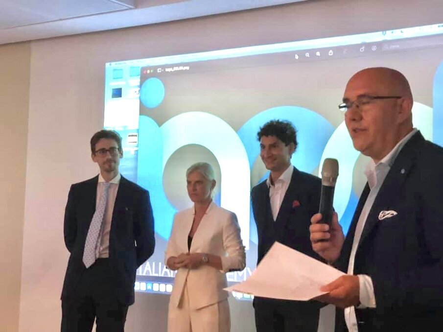 I tre finalisti Ioana Datcu, David Palombo e Pompeo Di Geronimo.