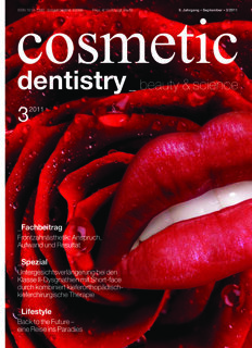 cosmetic dentistry Germany No. 3, 2011 cosmetic dentistry Germany No. 3, 2011