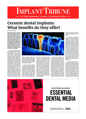 Implant Tribune UK No. 1, 2017