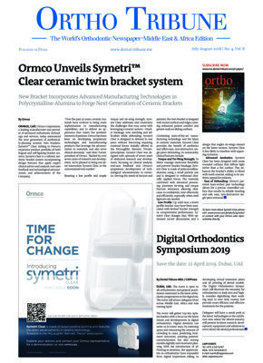 Ortho Tribune Middle East & Africa No. 4, 2018