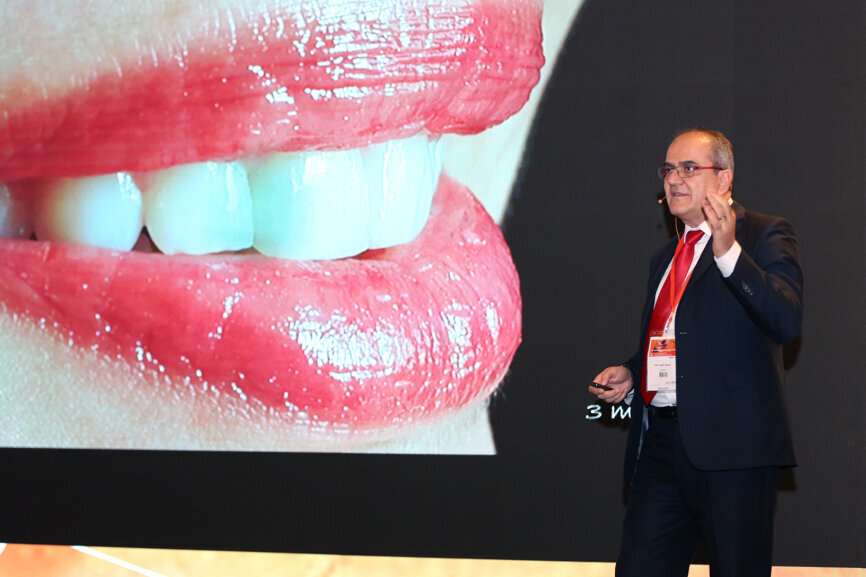 Professor Louis Hardan, Lebanon lectured on direct composite restorations