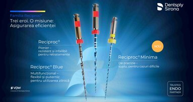 UN NOU MEMBRU ÎN FAMILIA RECIPROC - RECIPROC MINIMA - Ac endodontic de precizie – suplu, pentru cazuri dificile