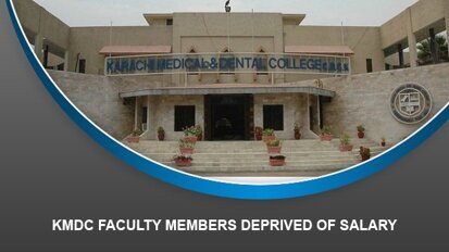 KMDC faculty members deprived of salary