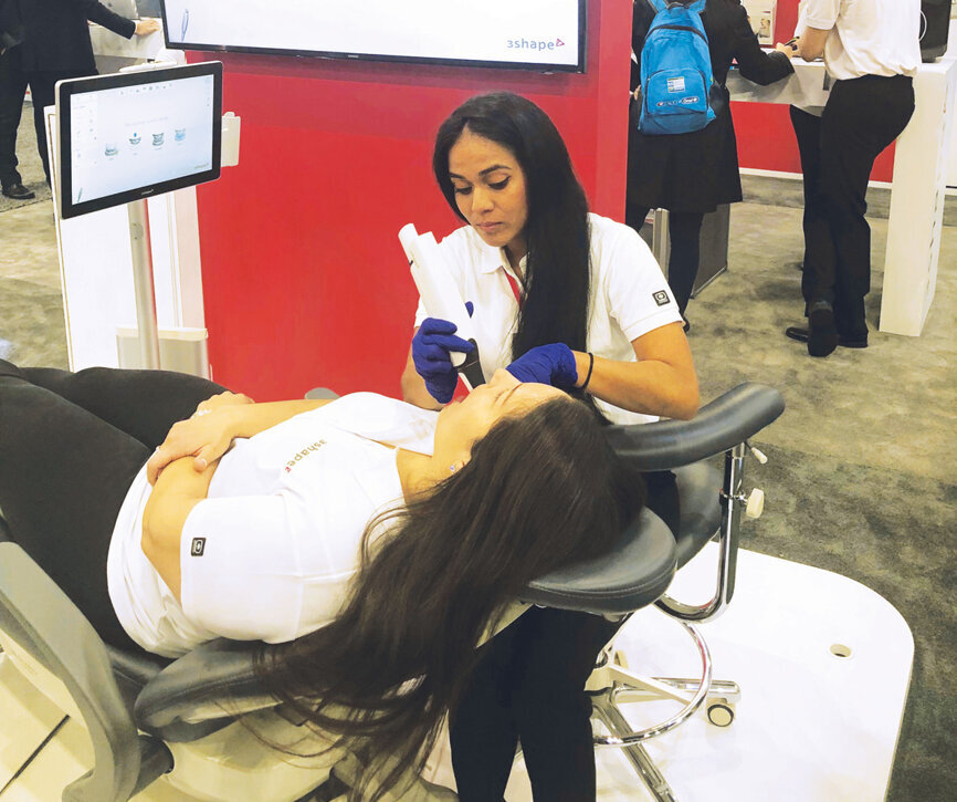 Stop by the 3Shape booth to get a demonstration of the Trios4.