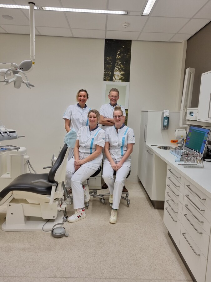 Het ortho-team bij het CBT Vogellanden in Zwolle.
