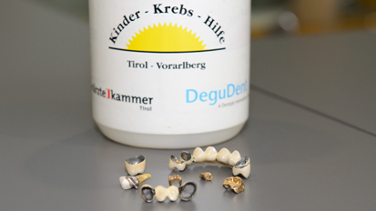 Zahngold für die Kinderkrebshilfe