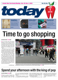 today Greater New York Dental Meeting Dec. 1, 2025