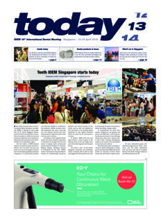 today IDEM Singapore April 13, 2018 today IDEM Singapore April 13, 2018