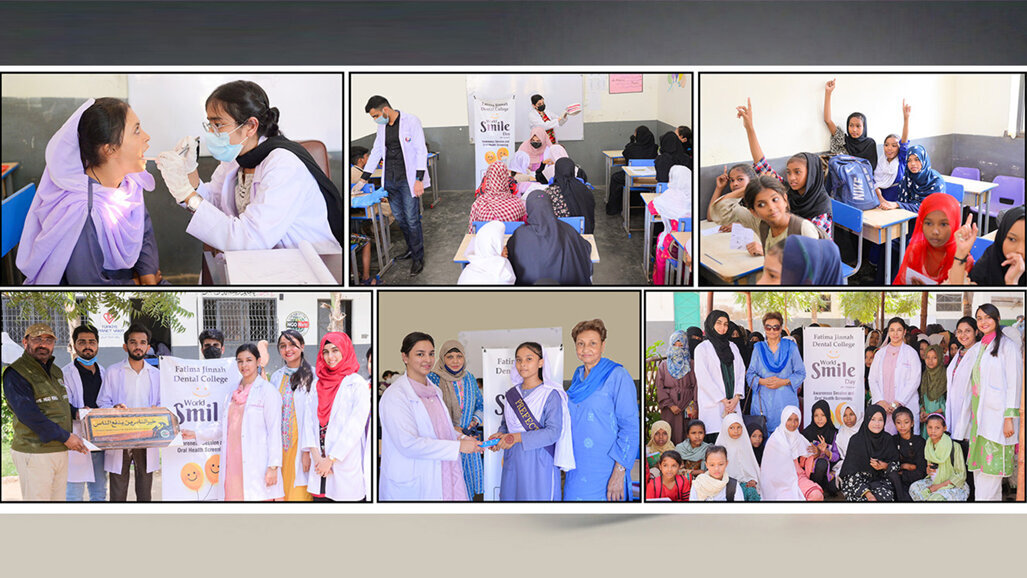 Fatima Jinnah Dental College enhances oral health awareness with outreach camp at Zest Model School