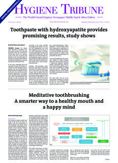 Hygiene Tribune Middle East & Africa No. 1, 2022