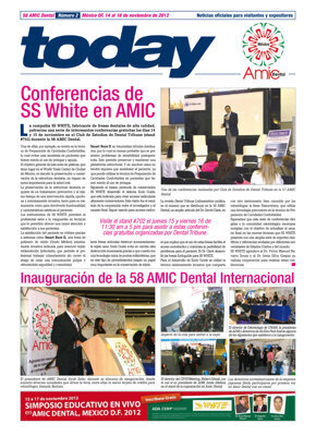 today AMIC Dental Mexico City Nov. 2012, issue 2 today AMIC Dental Mexico City Nov. 2012, issue 2