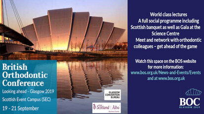 Registration opens for British Orthodontic Conference 2019