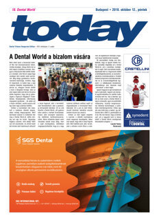 today Dental World Budapest Oct.12, 2018 today Dental World Budapest Oct.12, 2018
