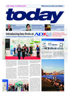 today ADX Sydney 2016 today ADX Sydney 2016