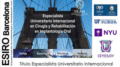 Obtenga el título de Especialista Internacional en Cirugía y Rehabilitación en Implantología Oral