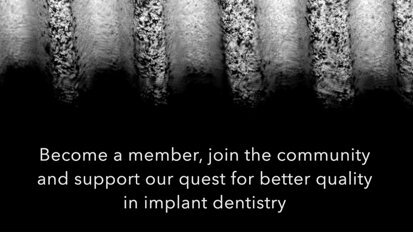 CleanImplant Foundation – Become a Member of the CleanImplant Community